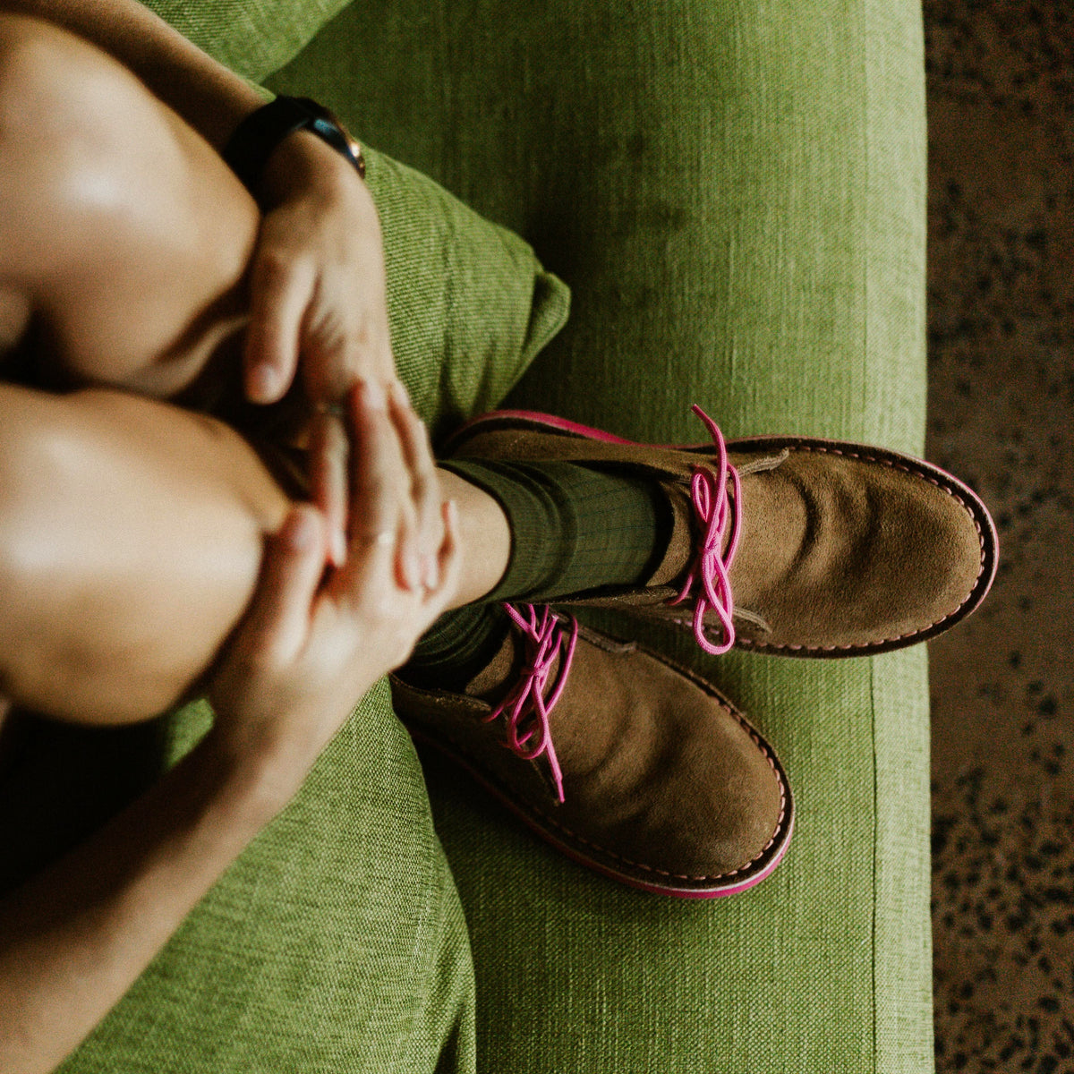 Veldskoen® Heritage Shoes - Hadeda (Hot Pink Sole)