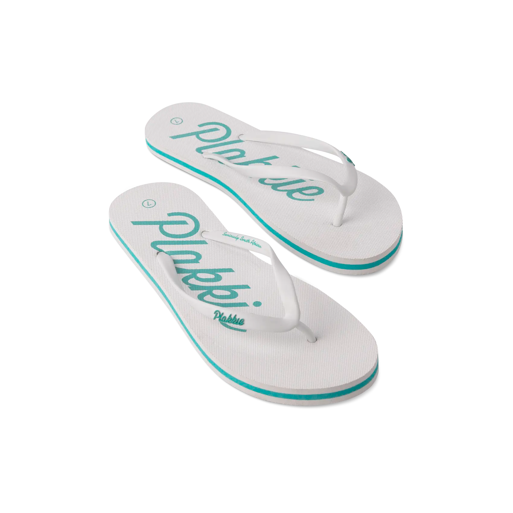 Plakkie Port Saint Johns (White and Mint)