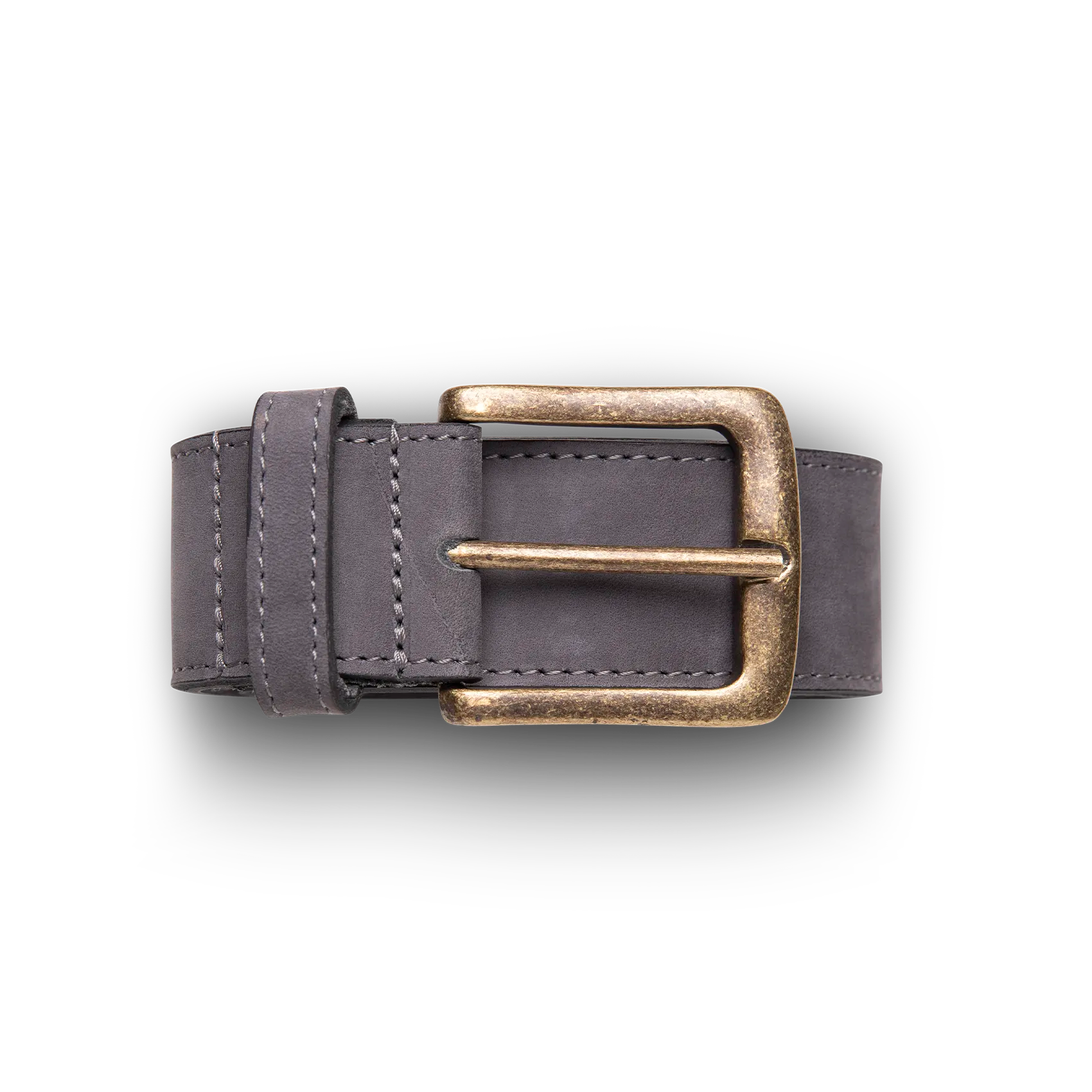 Full Grain Charcoal Belt 40mm (Charcoal Detail)