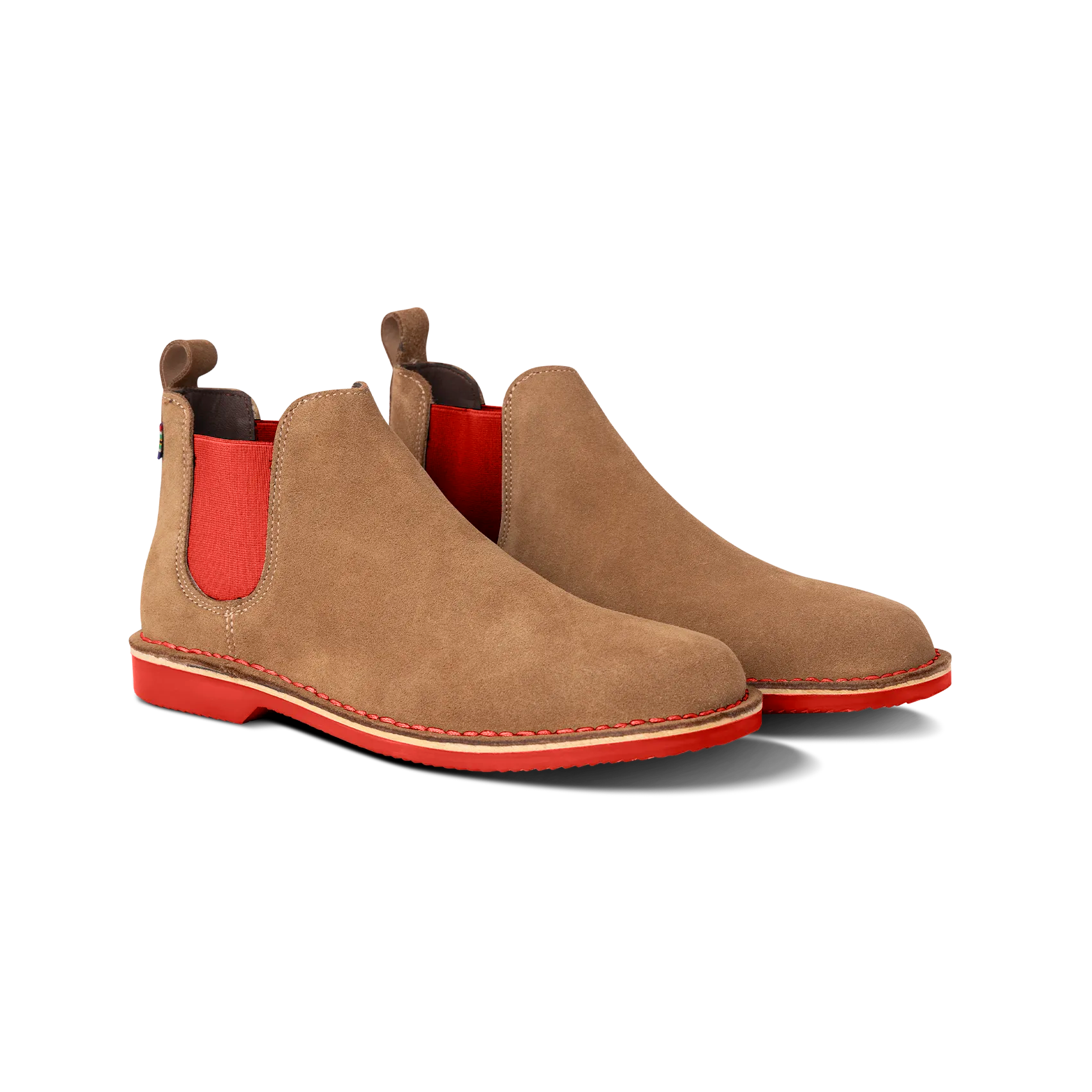 Chelsea Boot Pinotage (Red Sole)