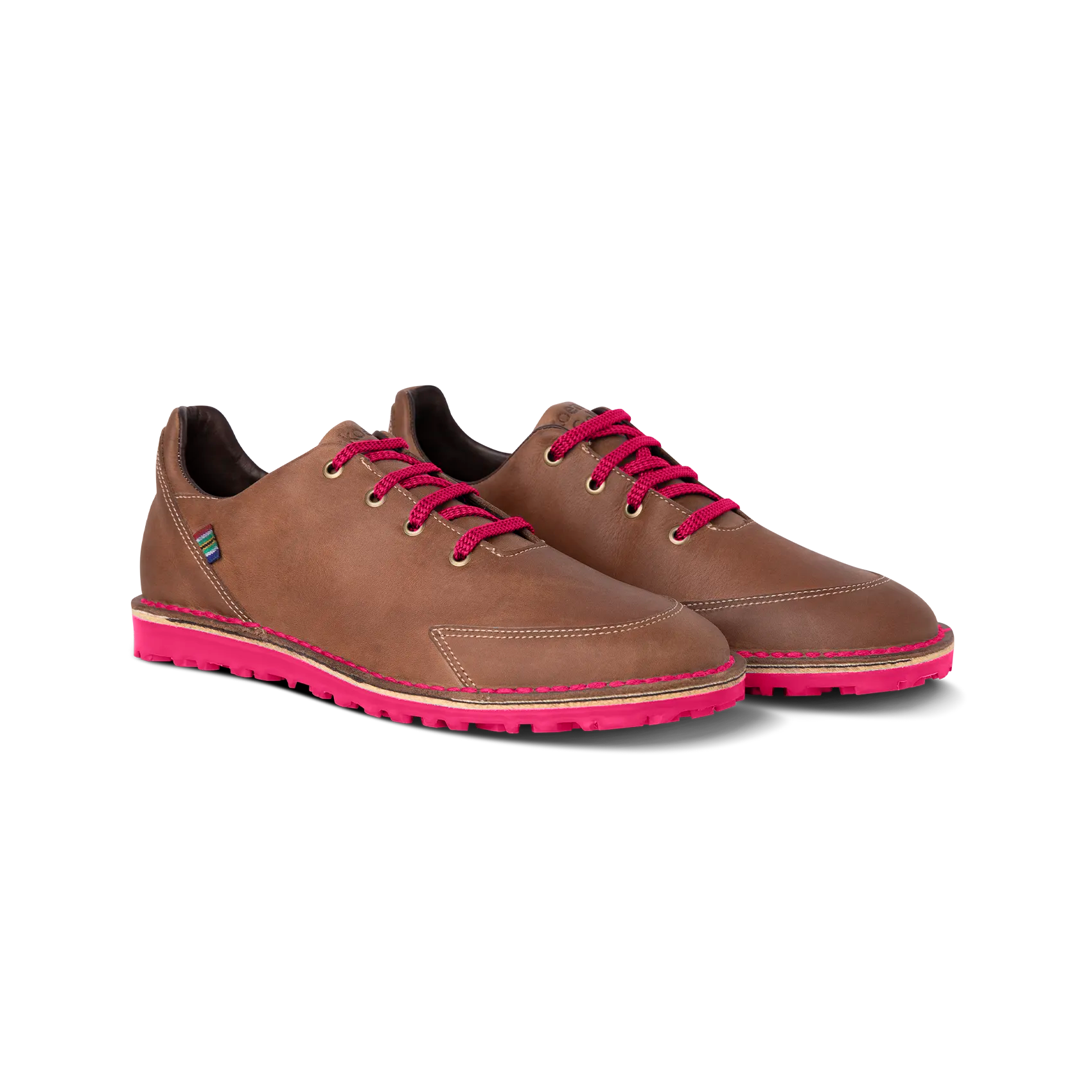 Veldskoen Hadeda Loft Golf Shoe (Hot Pink Sole)