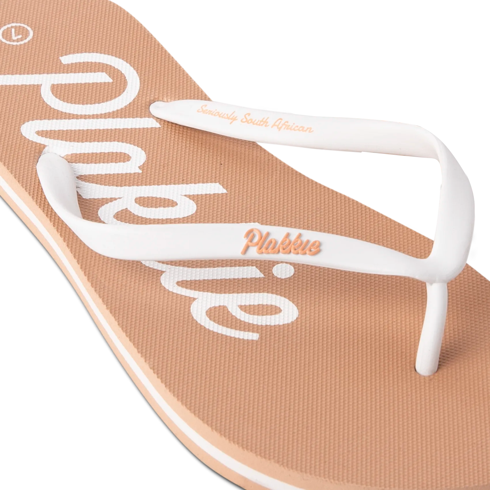 Plakkie Coffee Bay (Tan and White)