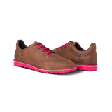 Veldskoen Hadeda Loft Golf Shoe (Hot Pink Sole)