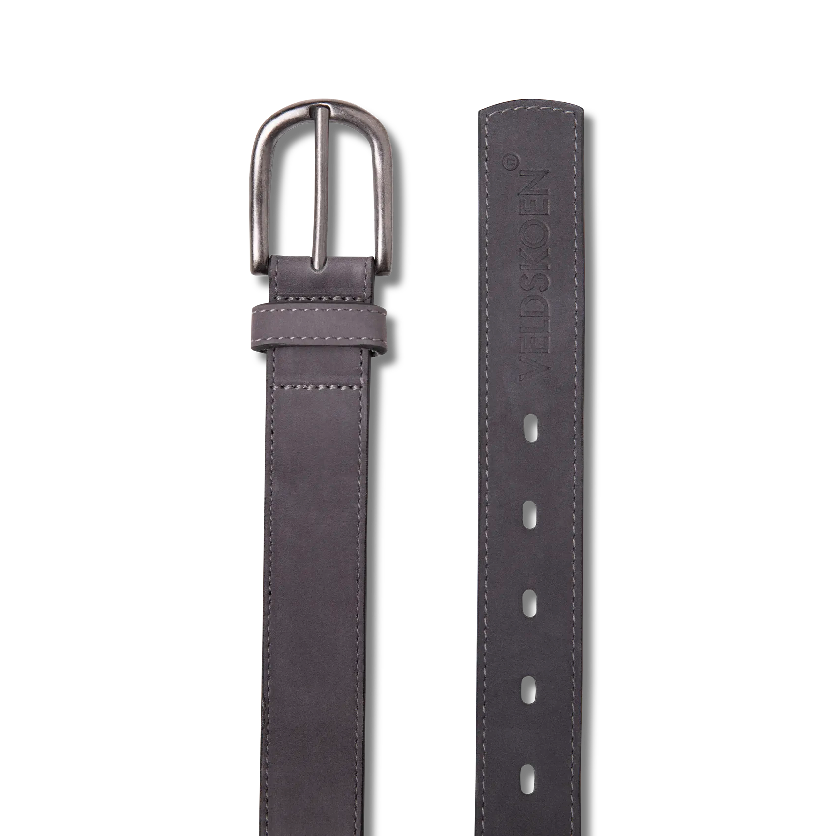 Full Grain Charcoal Belt 30mm (Charcoal Detail)