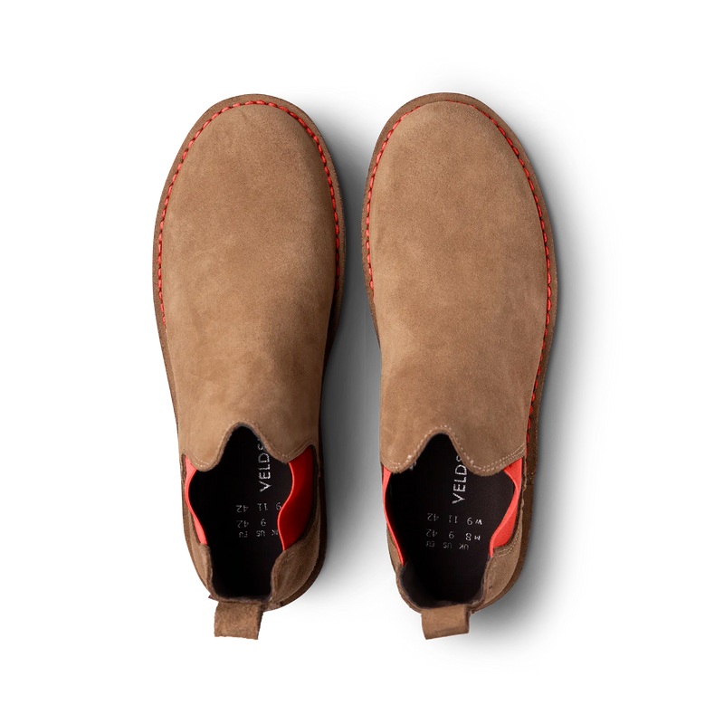 Chelsea Boot Pinotage (Red Sole)