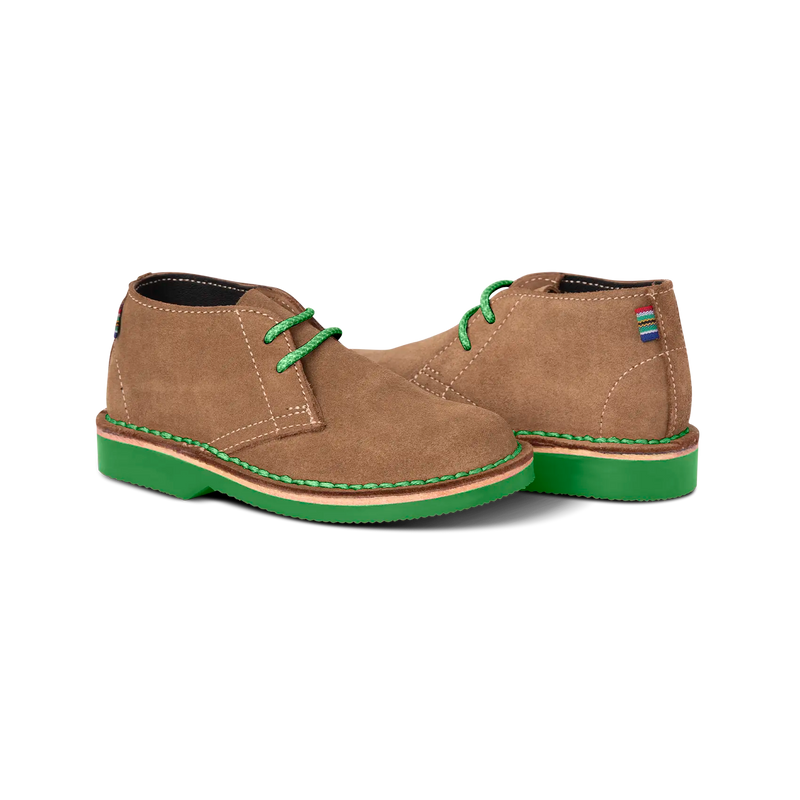 Veldskoen Kids Cooper the Croc (Green Sole)