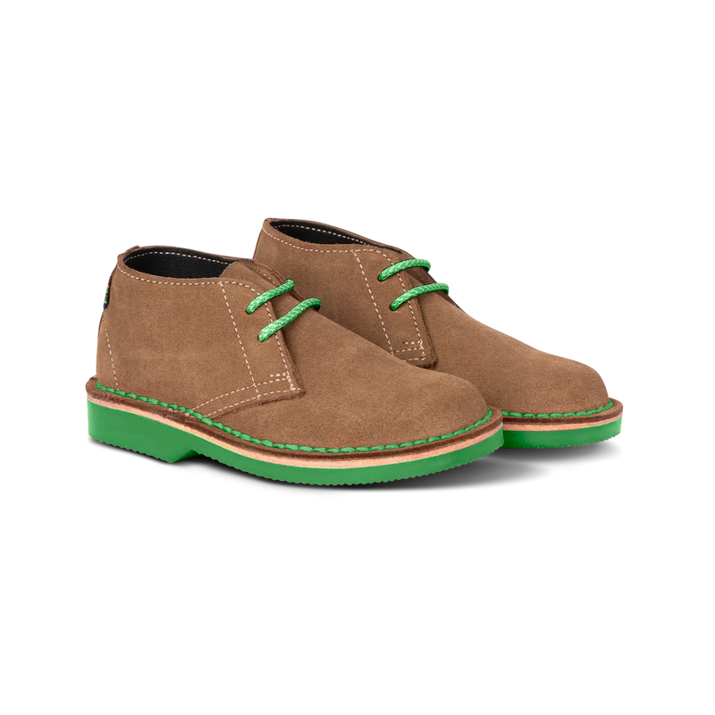 Veldskoen Kids Cooper the Croc (Green Sole)
