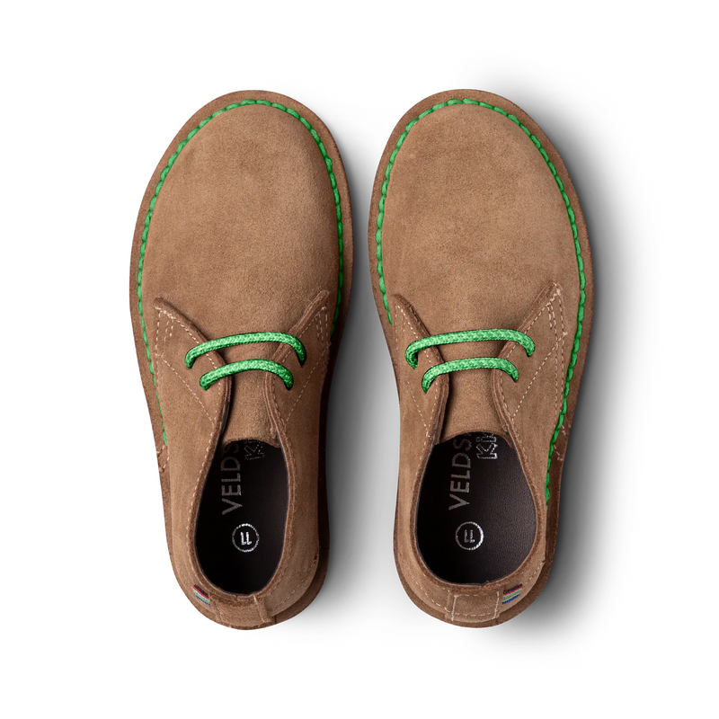 Veldskoen Kids Cooper the Croc (Green Sole)
