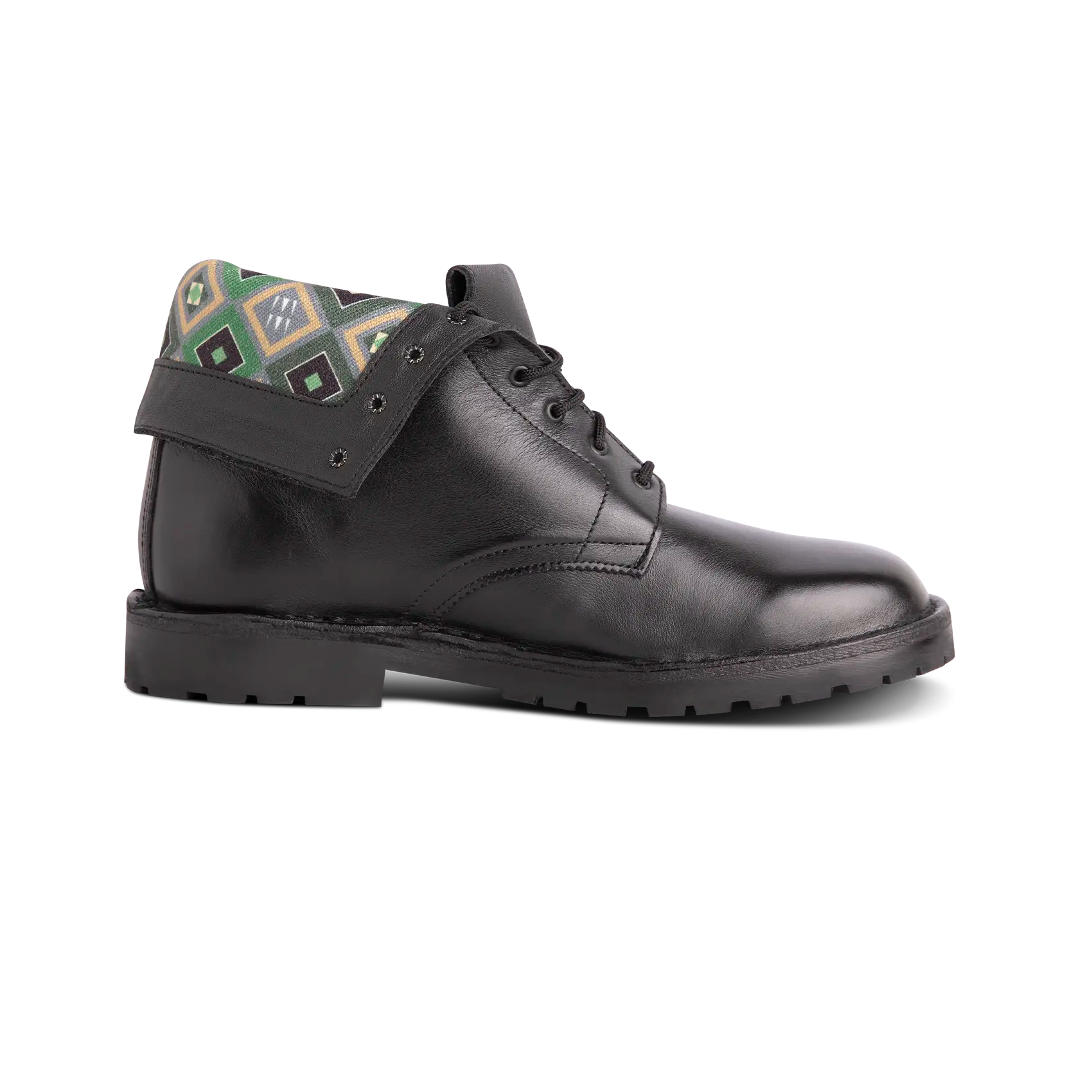 The Veldskoen MoveMe Ranger Boot (Black Leather with Black Sole)