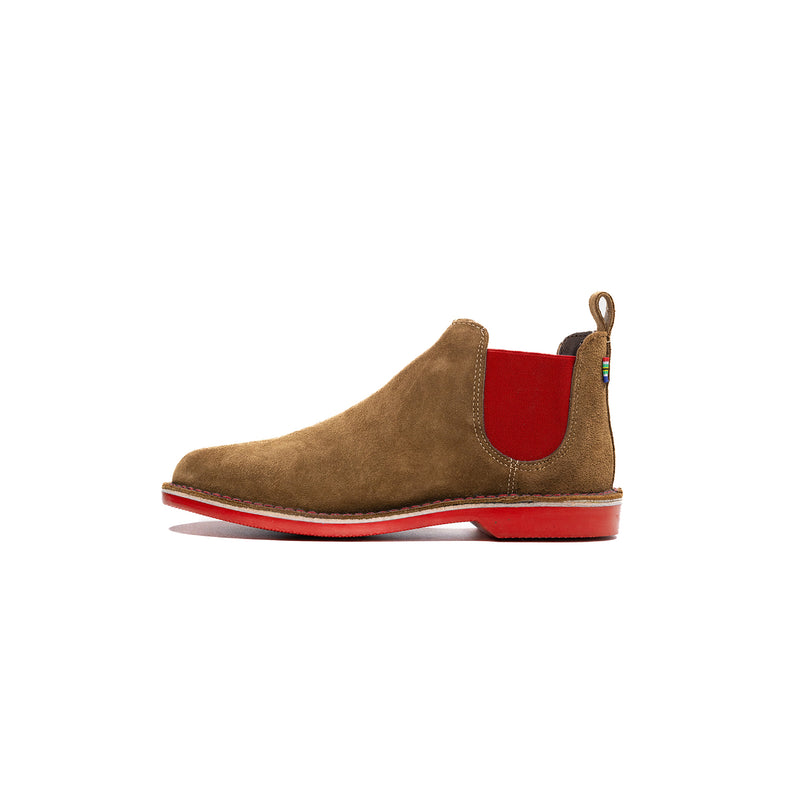 Veldskoen Chelsea Boot Pinotage Red